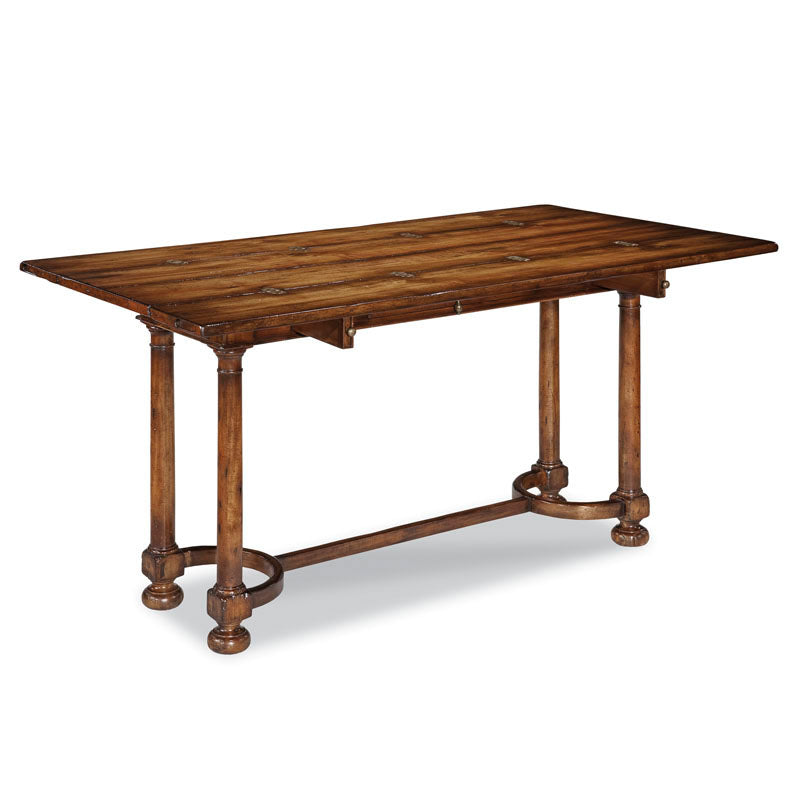 Tudor Flip Top Table-Woodbridge Furniture-WOODB-3062-26-Console Tables-2-France and Son