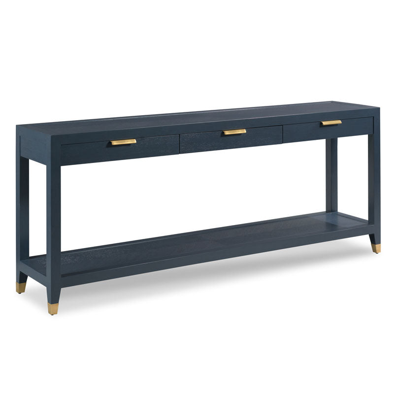 Gibson Console-Woodbridge Furniture-WOODB-3126-35-Console TablesWoodbridge Navy Finish-4-France and Son