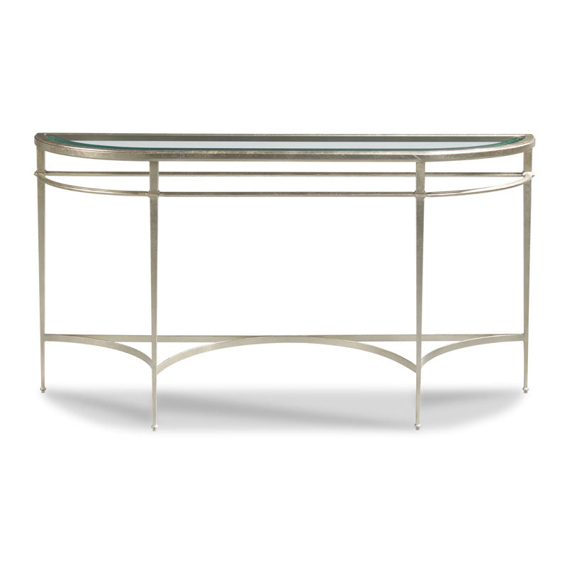 Madeline Console Table-Woodbridge Furniture-WOODB-3127-51-Console TablesSilver Leaf-3-France and Son