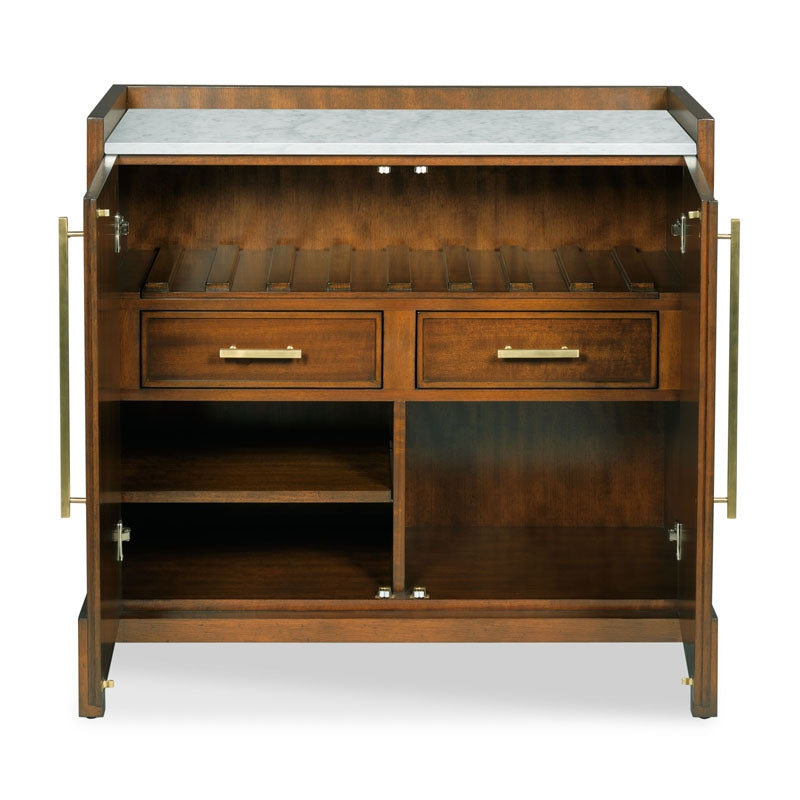 Ridge Bar Cabinet-Woodbridge Furniture-WOODB-3128-43-Bookcases & Cabinets-4-France and Son