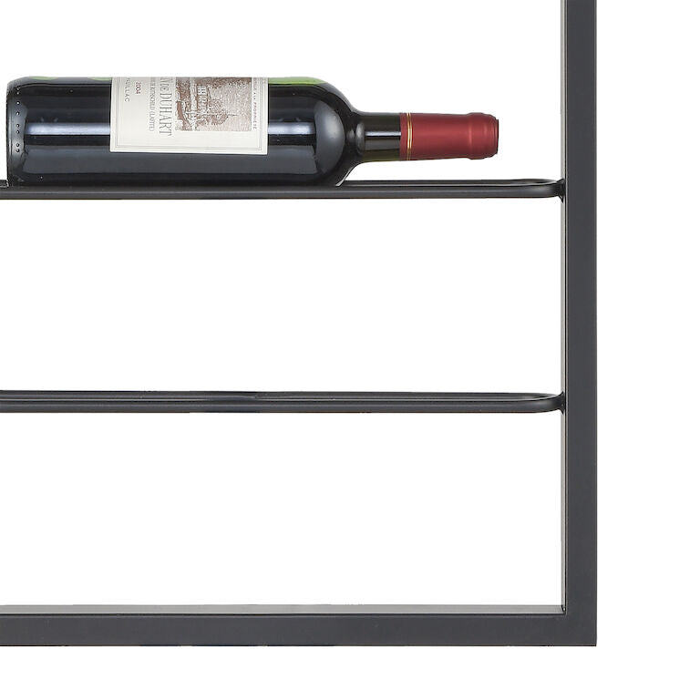 Wavertree Wine Rack - Horizontal Black-Elk Home-ELK-3187-014-Bar Storage-3-France and Son