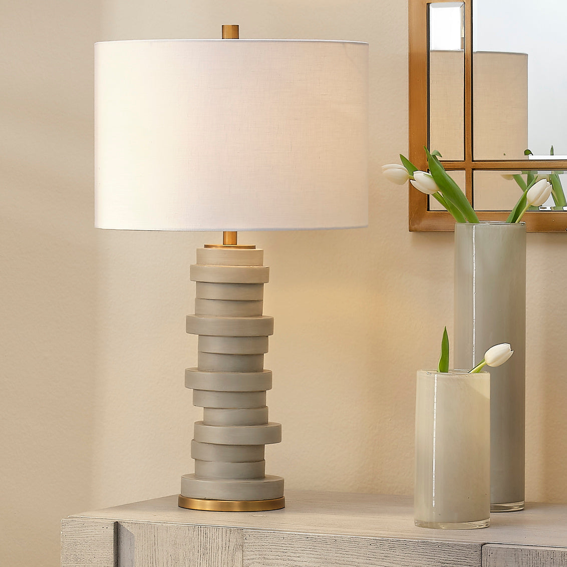Alignment Table Lamp-Jamie Young-JAMIEYO-LS9ALIGNMEGR-Table Lamps-2-France and Son
