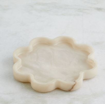 Cumulus Alabaster Tray-Global Views-GVSA-7.30297-TraysSmall-Cream-3-France and Son