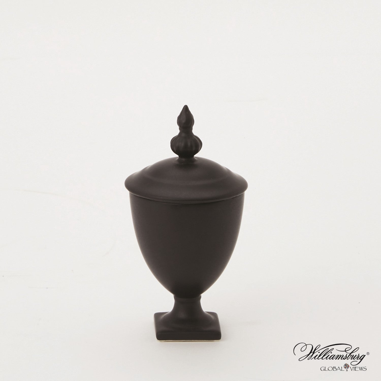 Beaufort Mini Urn-Global Views-GVSA-4.80144-Decorative ObjectsMatte Black-4-France and Son