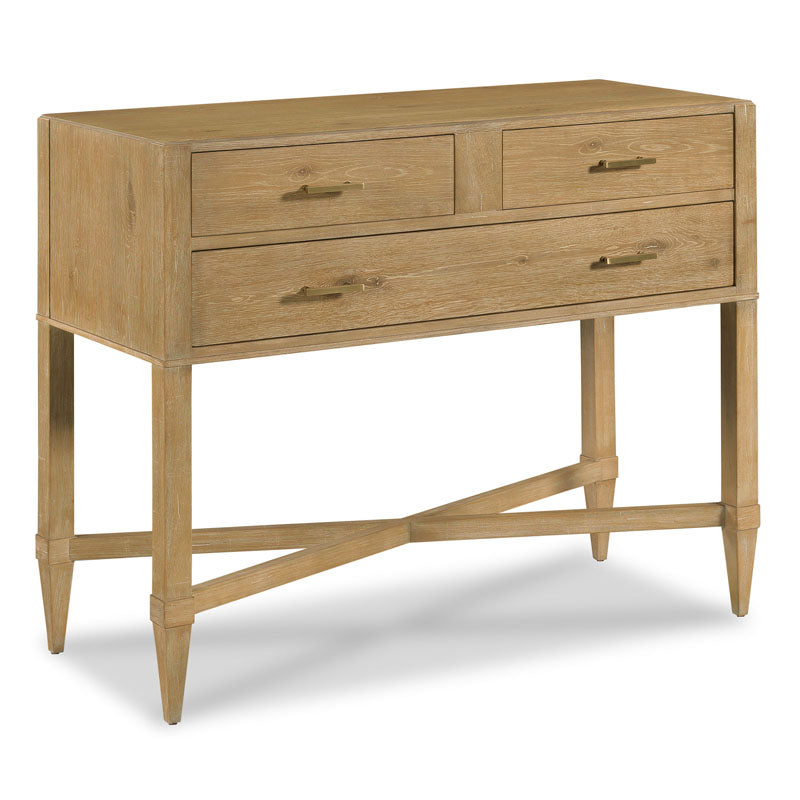 Provence Hall Chest-Woodbridge Furniture-WOODB-4039-62-DressersLimewash Finish-4-France and Son