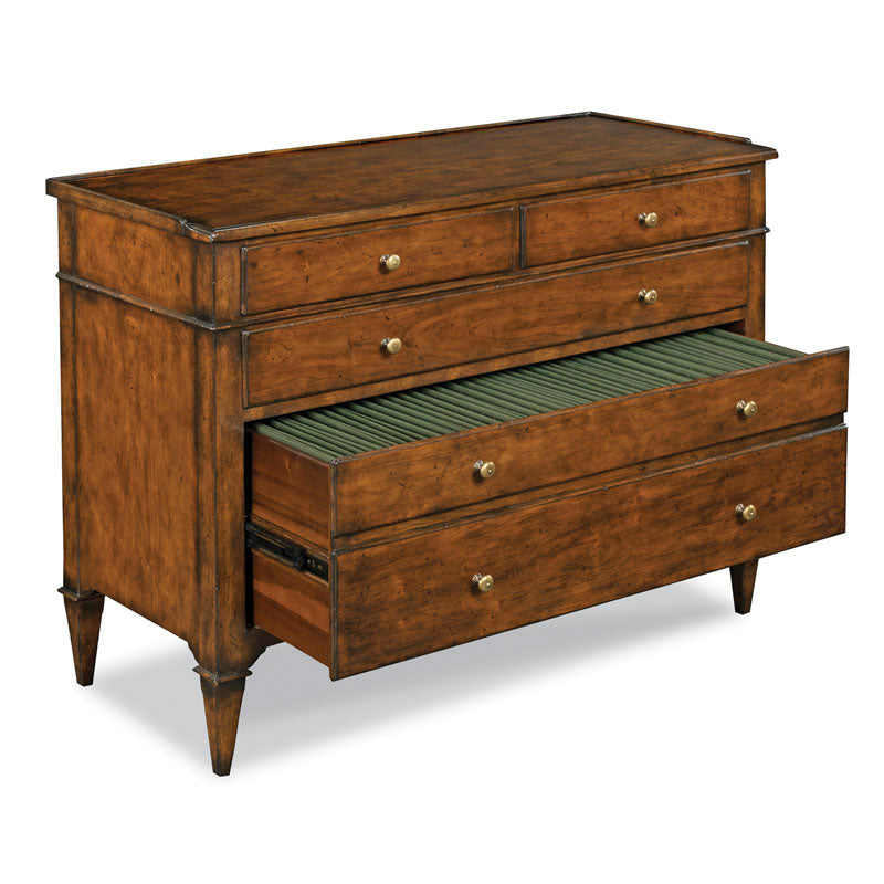 Marseille Filing Chest-Woodbridge Furniture-WOODB-4046-10-DressersBordeaux-2-France and Son