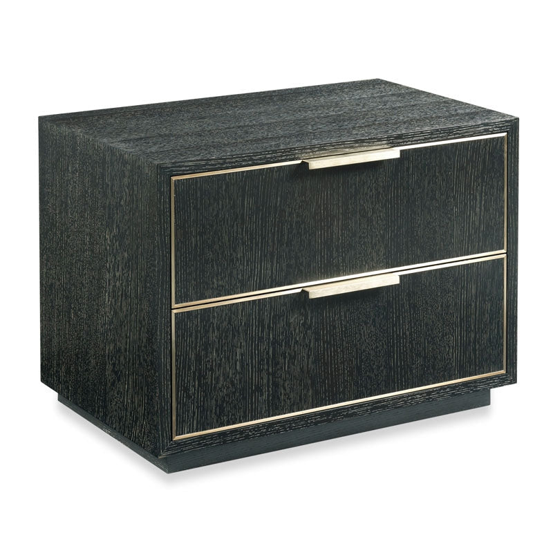 Irvine Bedside Chest-Woodbridge Furniture-WOODB-4070-38-NightstandsBlack-1-France and Son