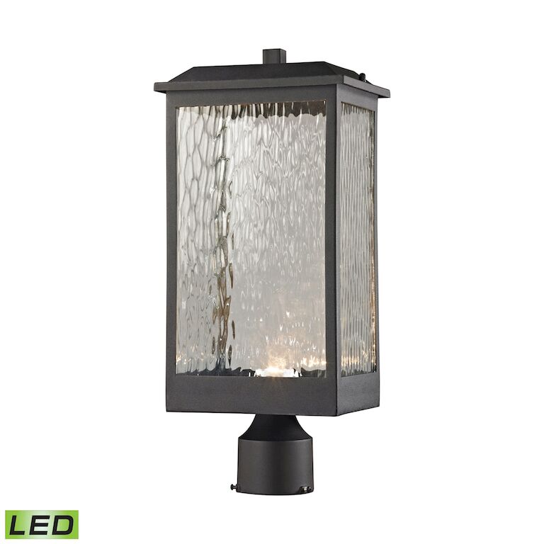 Newcastle 19'' High 1 - Light Outdoor Post Light-Elk Home-ELK-45204/LED-Outdoor Post Lanterns-1-France and Son