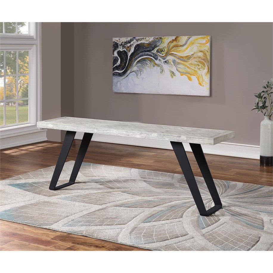 Aspen Court II Counter Height Dining Bench-Coast2Coast Home-C2CA-48200-Benches-1-France and Son