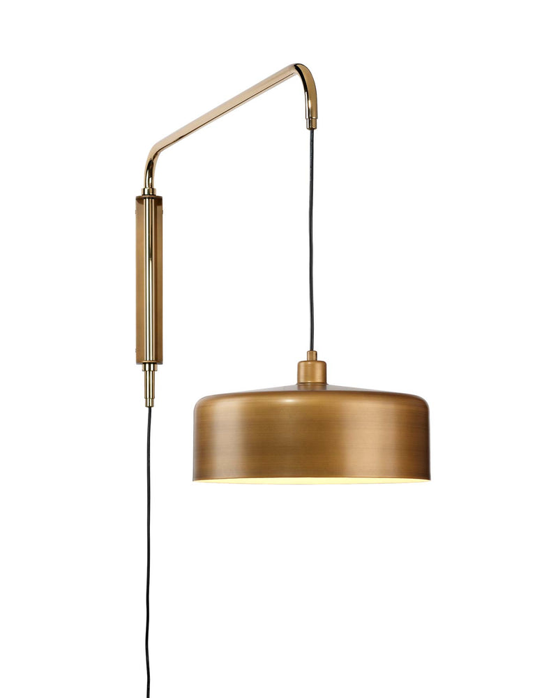 Jeno Swing Arm Wall Sconce-Jamie Young-JAMIEYO-4JENO-LGBR-Wall LightingLarge-5-France and Son