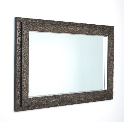 Dentwood Mirror-Weathered Black-Global Views-GVSA-7.91459-Mirrors-4-France and Son