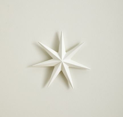 Stellar Wall Star-Matte White-Global Views-GVSA-3.31859-Wall DecorSmall-4-France and Son