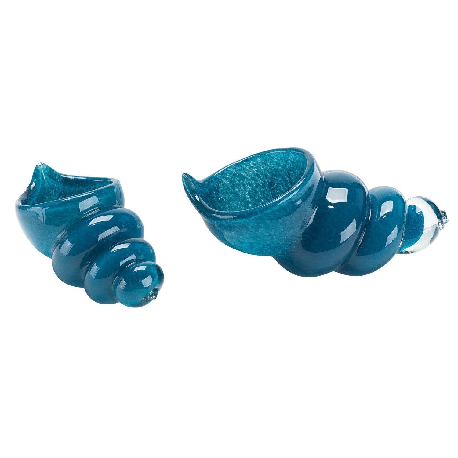 Ariel Shells (Set of 2)-Jamie Young-JAMIEYO-7ARIE-SHBL-Decorative ObjectsBlue-1-France and Son