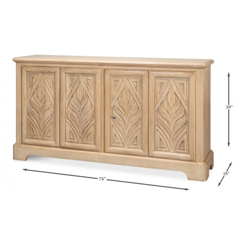 Palmieri Four Door Sideboard-SARREID-SARREID-53825-Sideboards & Credenzas-11-France and Son