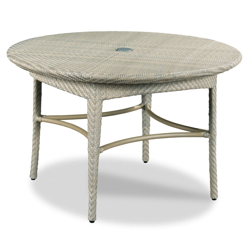 Saint Lucia Café Table-Woodbridge Furniture-WOODB-O-5074-71-Coffee TablesFloral Gray-3-France and Son