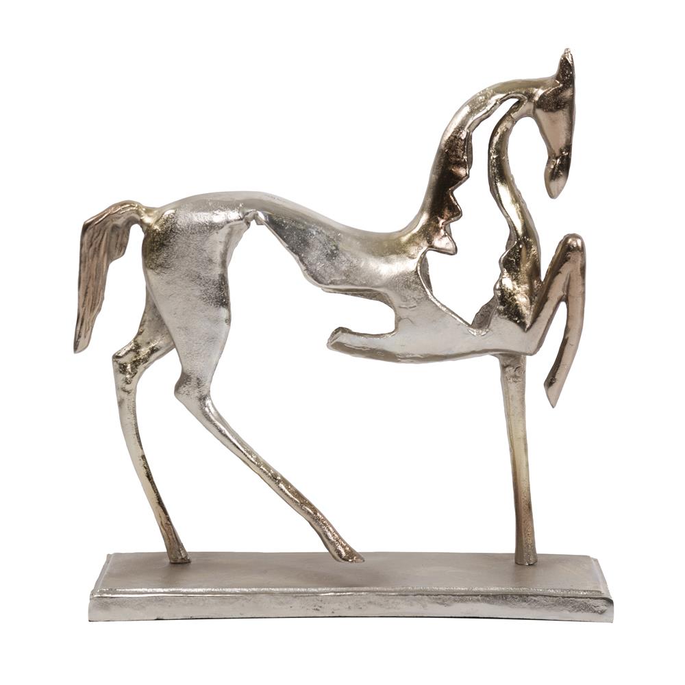 Aluminum Horse Sculpture-The Howard Elliott Collection-HOWARD-51093-Decorative Objects-1-France and Son