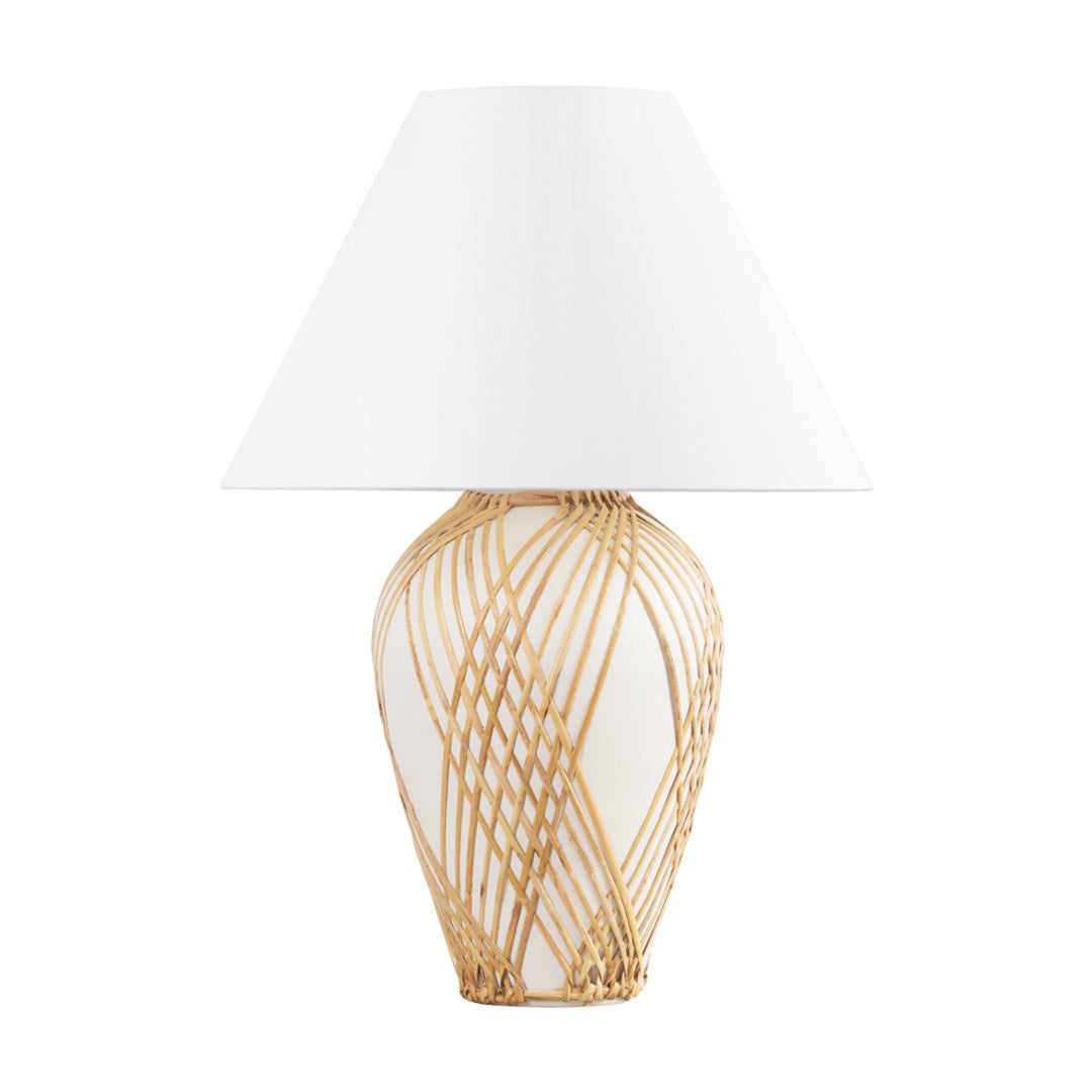 Bayonne Table Lamp-Hudson Valley-HVL-L7630-VGL/CWR-Table Lamps-1-France and Son