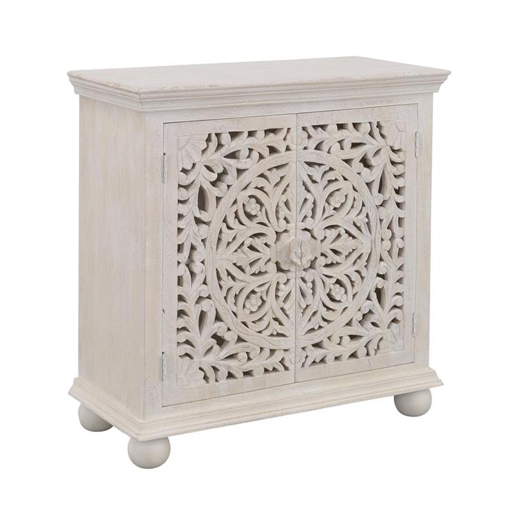 Bree Two Door Cabinet-Coast2Coast Home-C2CA-53426-Bookcases & Cabinets-2-France and Son