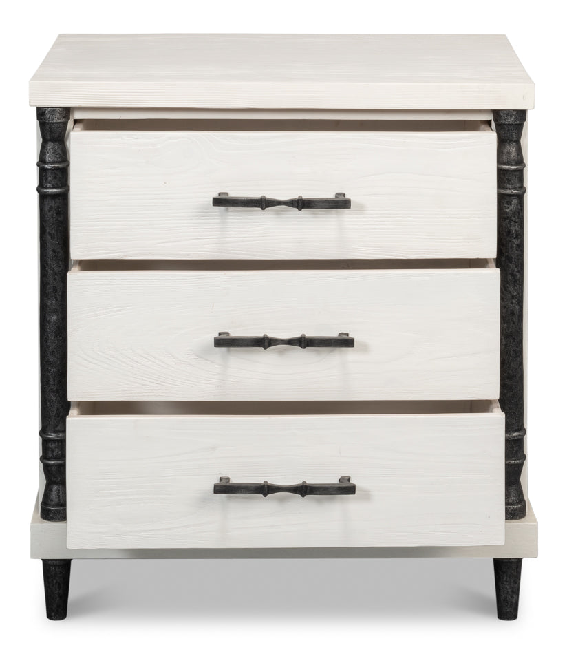 Elegance Nightstand-SARREID-SARREID-53761-Nightstands-2-France and Son