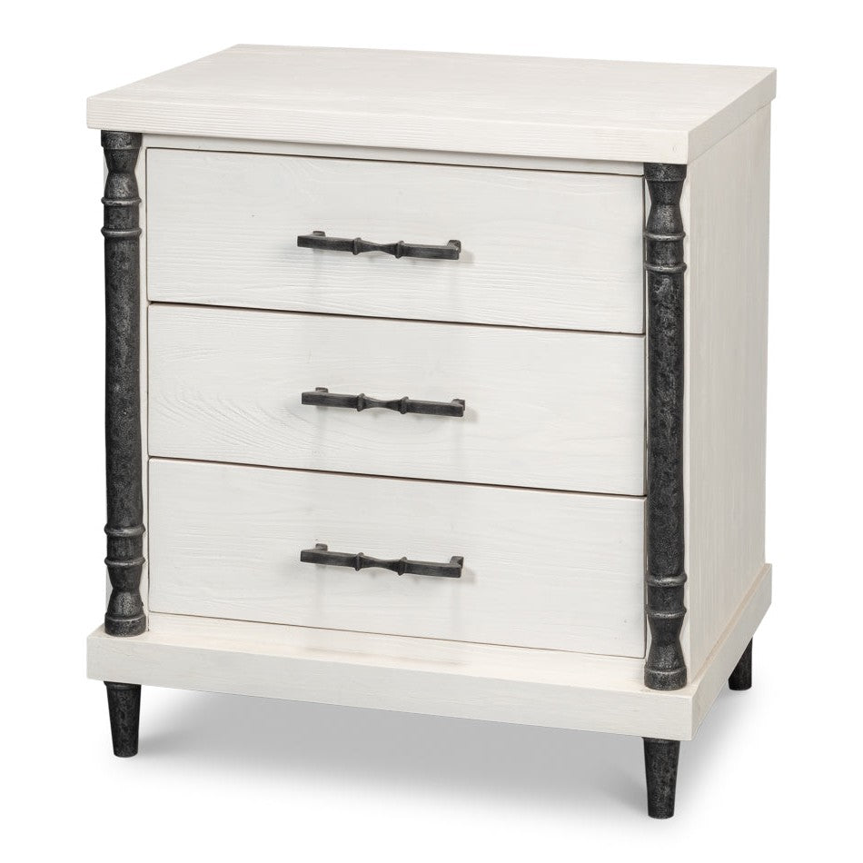 Elegance Nightstand-SARREID-SARREID-53761-Nightstands-1-France and Son