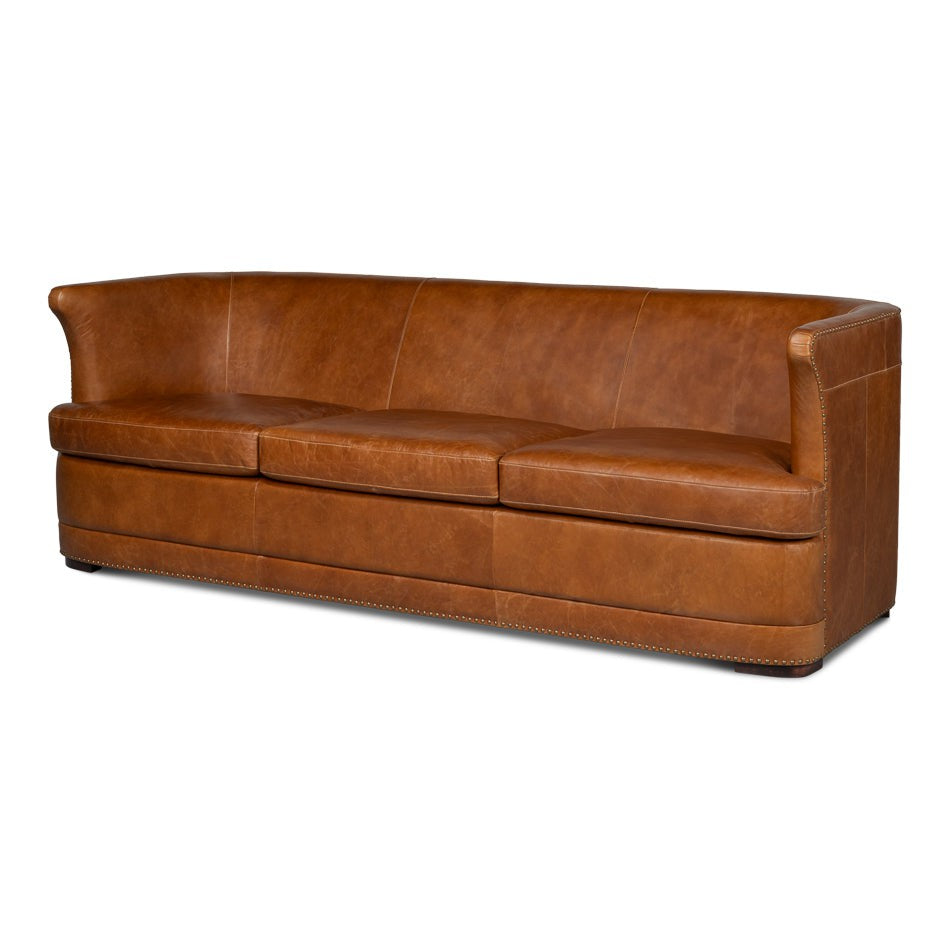 Mcmillan Distilled Leather Sofa-SARREID-SARREID-53907-Sofas-4-France and Son