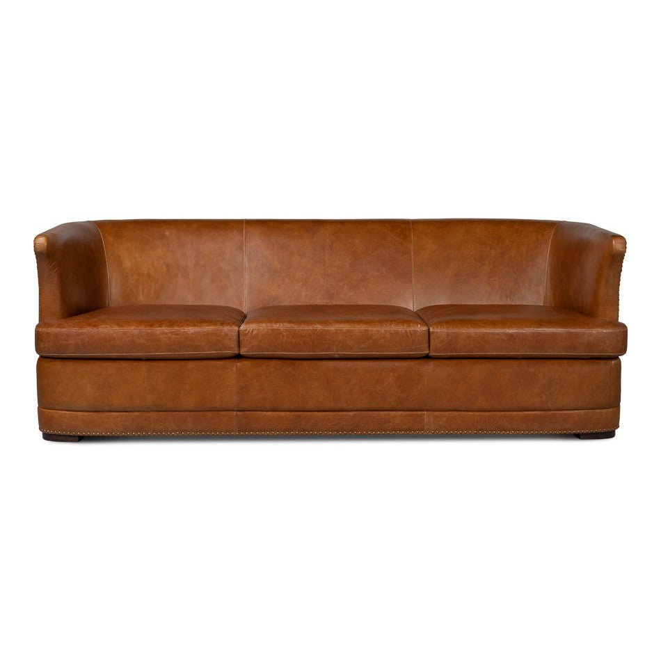 Mcmillan Distilled Leather Sofa-SARREID-SARREID-53907-Sofas-1-France and Son