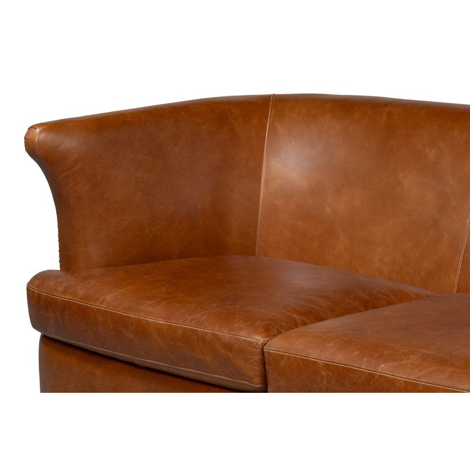 Mcmillan Distilled Leather Sofa-SARREID-SARREID-53907-Sofas-3-France and Son