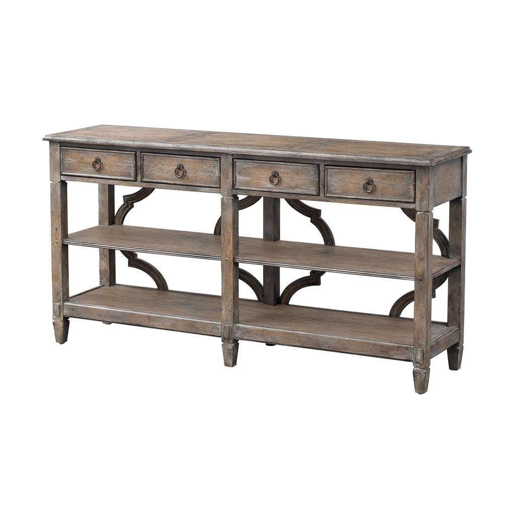Four Drawer Console-Coast2Coast Home-C2CA-55666-Console Tables-1-France and Son