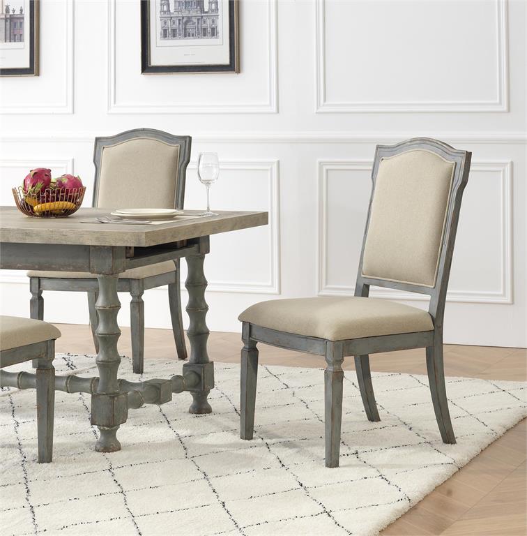 Upholstered Dining Side Chairs - Set of 2-Coast2Coast Home-C2CA-60259-Dining Chairs-2-France and Son