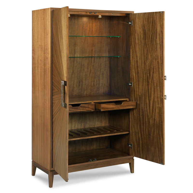 Solomon Bar Cabinet-Woodbridge Furniture-WOODB-6051-39-Bar Storage-2-France and Son
