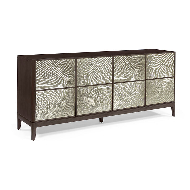 Radial Media Cabinet-Woodbridge Furniture-WOODB-6055-63-Bookcases & Cabinets-1-France and Son