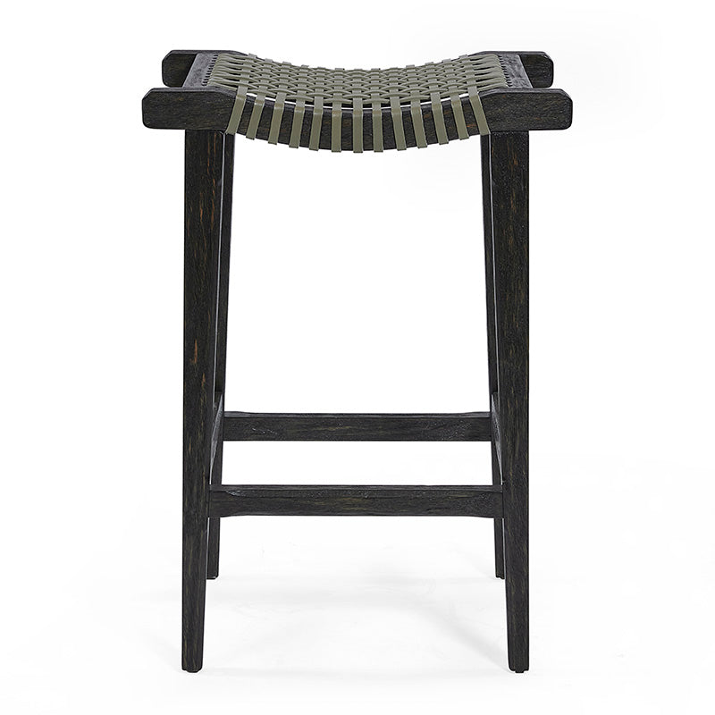 Cheiftain Bar Stool-Woodbridge Furniture-WOODB-7104-32-Bar StoolsWorn Black Finish-2-France and Son