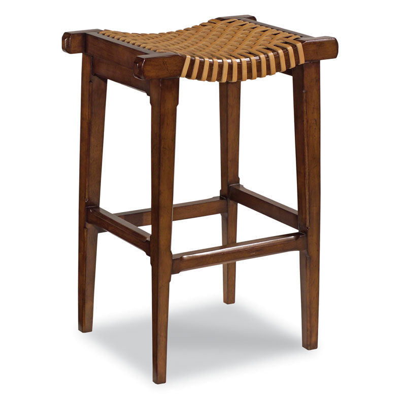 Cheiftain Counter Stool-Woodbridge Furniture-WOODB-7105-10-Bar StoolsBordeaux Finish-1-France and Son