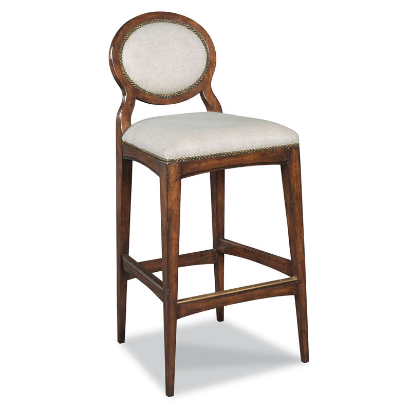 Ventura Bar Stool-Woodbridge Furniture-WOODB-7170-10-Bar StoolsBordeaux Finish-1-France and Son