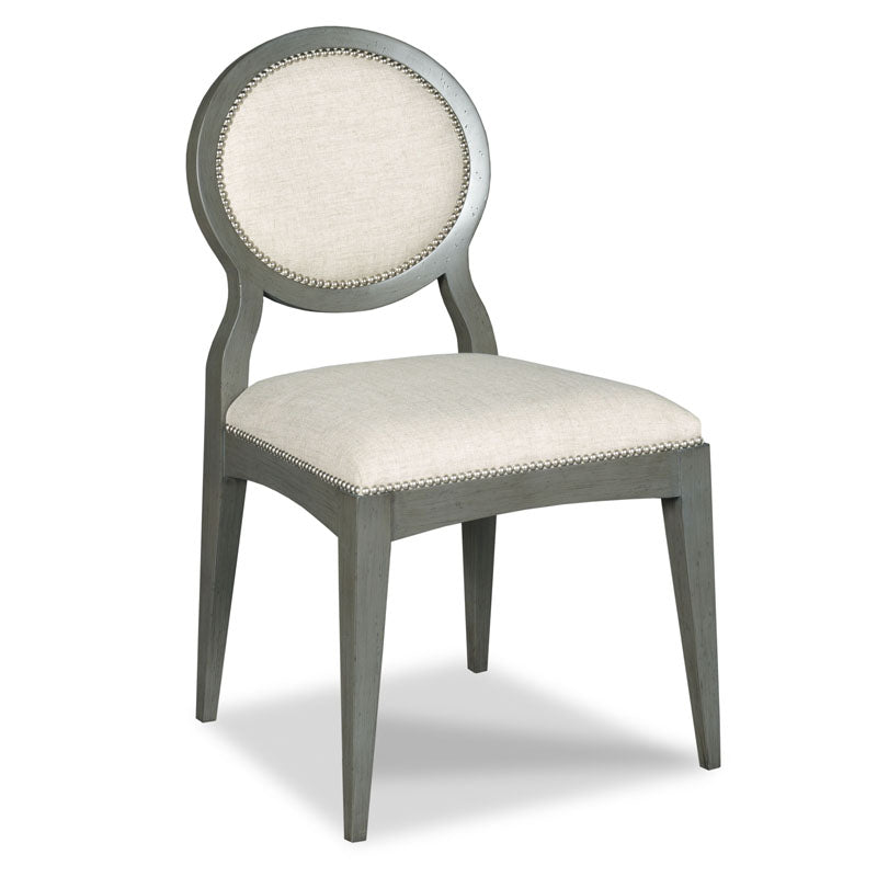 Ventura Oval Side Chair-Woodbridge Furniture-WOODB-7194-64-Dining Side ChairSahara-3-France and Son