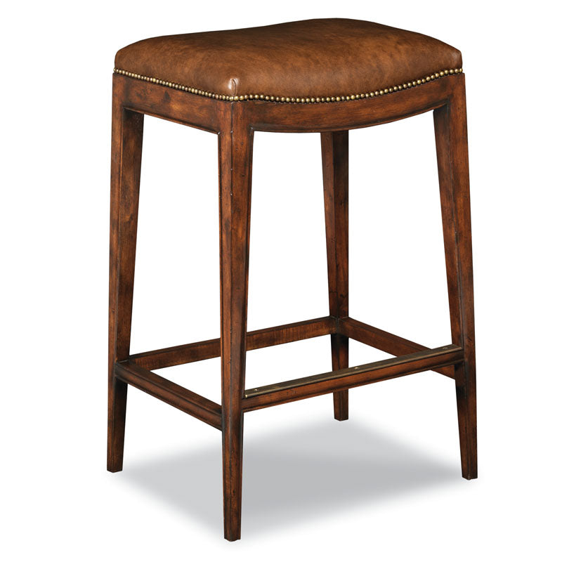 Saddle Seat Stool-Woodbridge Furniture-WOODB-7201-10-Bar StoolsBordeaux-Bar-1-France and Son