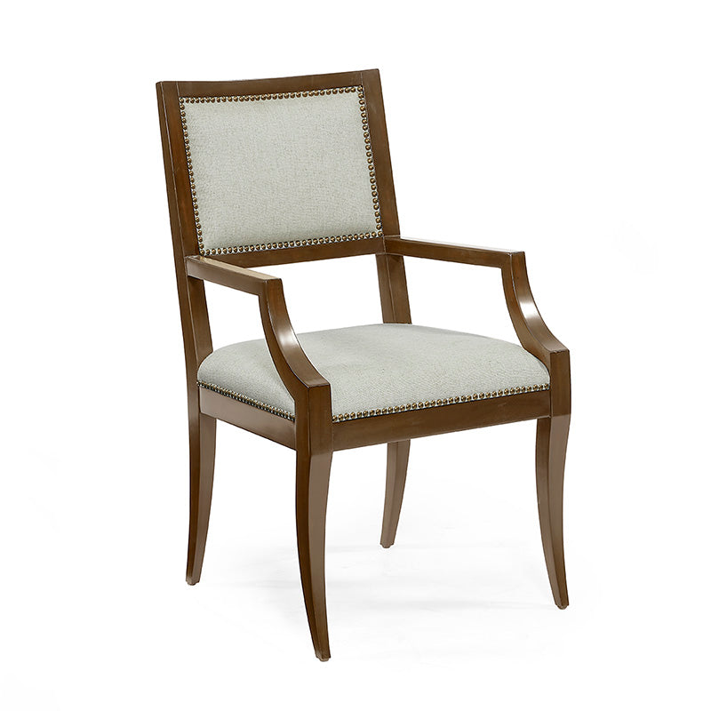 Ross Dining Arm Chair-Woodbridge Furniture-WOODB-7240-13-Dining ChairsMink-2-France and Son