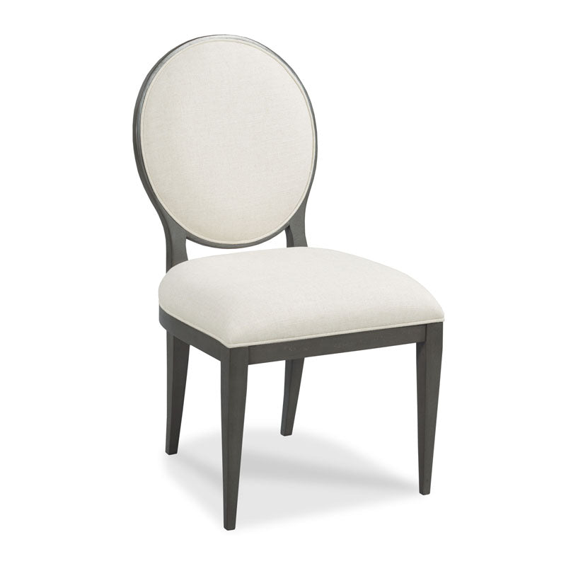 Ovale Side Chair-Woodbridge Furniture-WOODB-7321-63-Dining ChairsBlack-3-France and Son