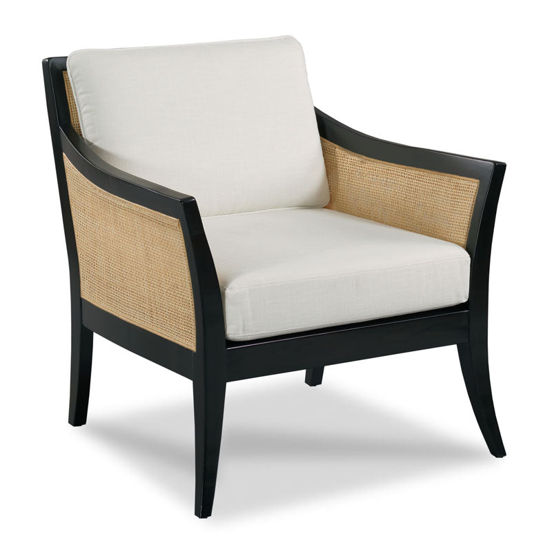 Kiawah Lounge Chair-Woodbridge Furniture-WOODB-7336-30-Lounge ChairsBlack Finish-2-France and Son