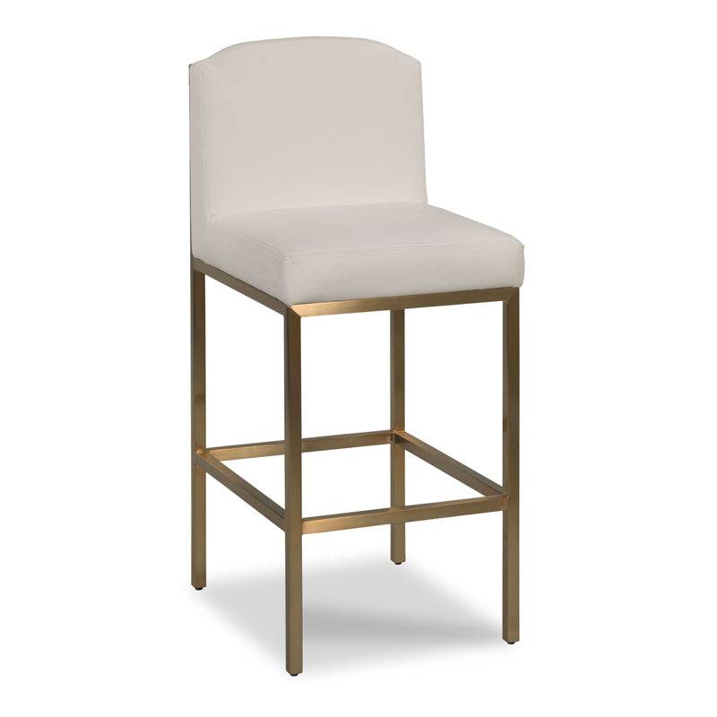 Venice Counter Stool-Woodbridge Furniture-WOODB-7511-55-Stools & OttomansBrass-1-France and Son