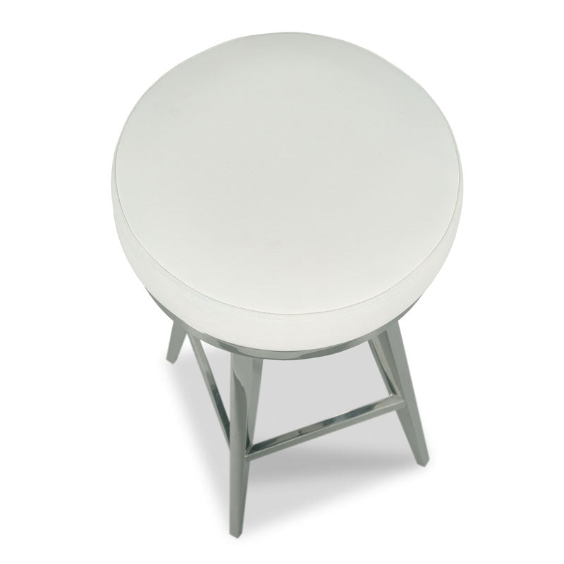 Capri Counter Stool-Woodbridge Furniture-WOODB-7537-54-Stools & OttomansPolished Nickel-3-France and Son