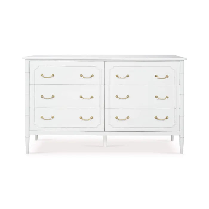 Chelsea Largish 6 Drawer Dresser-Bramble-BRAM-76439HRW-LDT-Dressers-1-France and Son