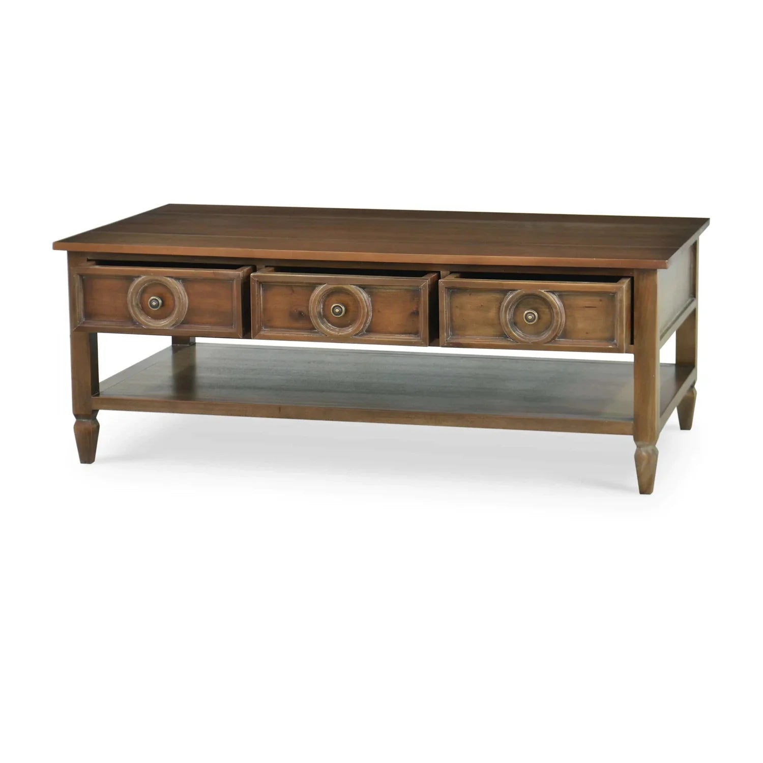 Orleans Coffee Table-Bramble-BRAM-76536STW-Coffee TablesStraw Wash-3-France and Son