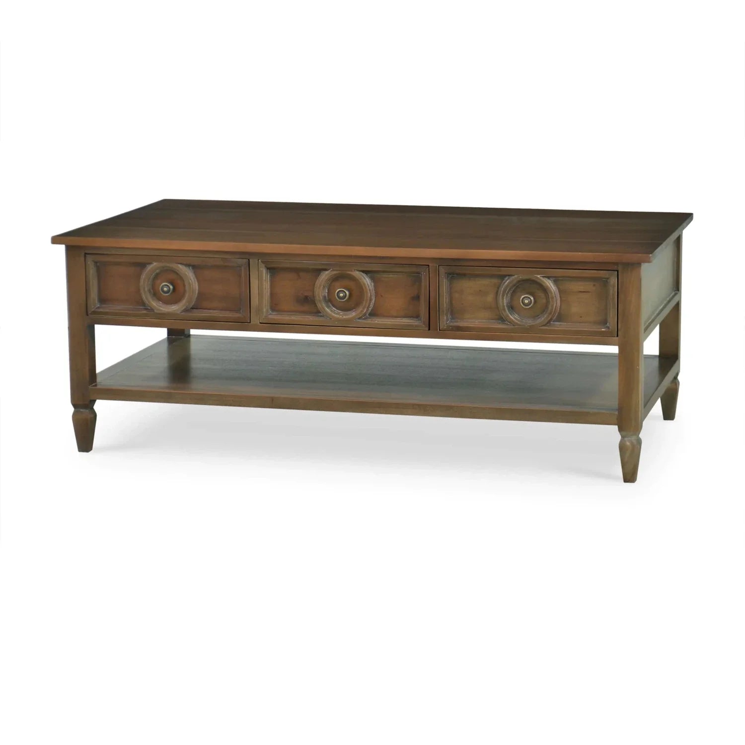 Orleans Coffee Table-Bramble-BRAM-76536STW-Coffee TablesStraw Wash-1-France and Son