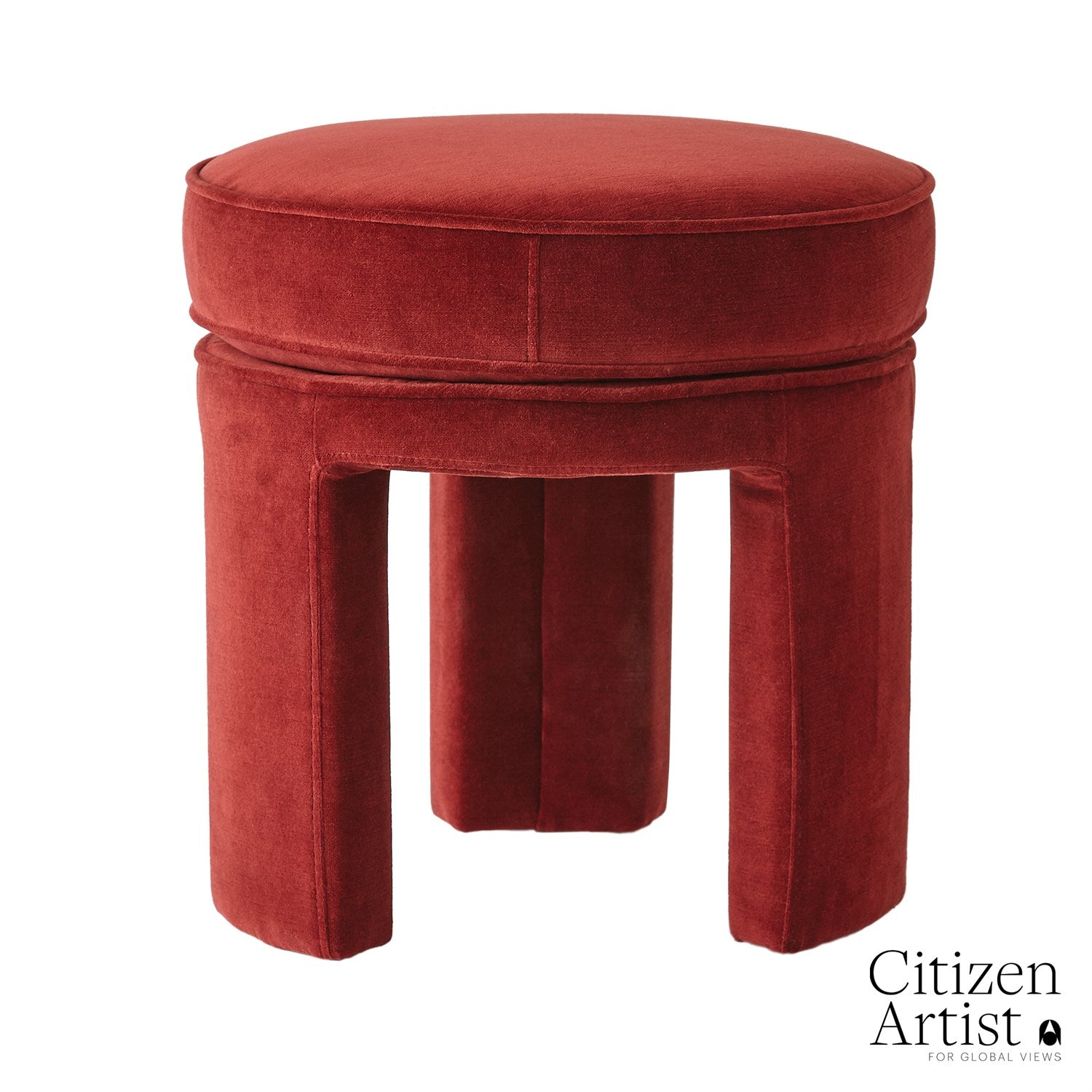 Papu Stool-Global Views-GVSA-FDS2016-Stools & OttomansCayenne-2-France and Son