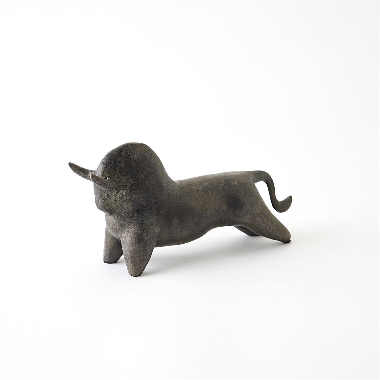 Sampson Bull Sculpture-Global Views-GVSA-7.80722-Decorative ObjectsBronze-4-France and Son