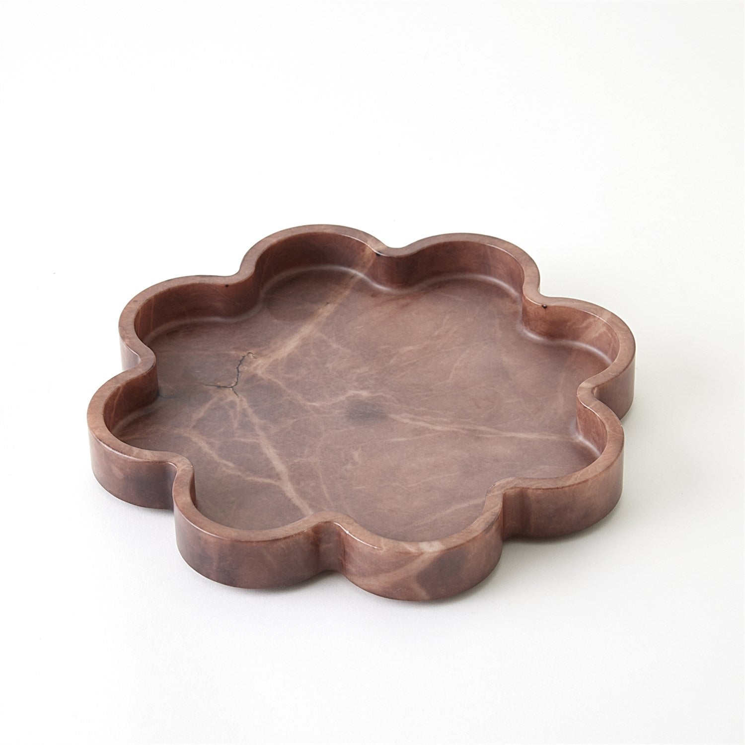 Cumulus Alabaster Tray-Global Views-GVSA-7.30289-TraysLarge-Chocolate-8-France and Son