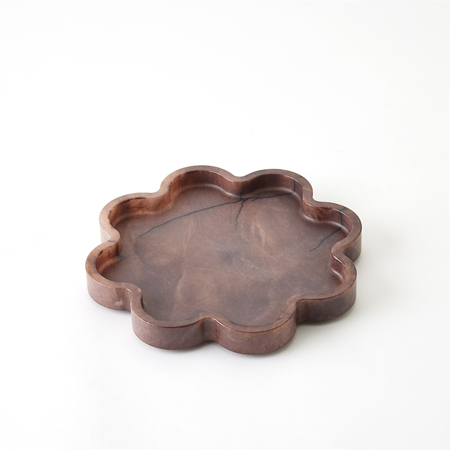 Cumulus Alabaster Tray-Global Views-GVSA-7.30290-TraysSmall-Chocolate-9-France and Son