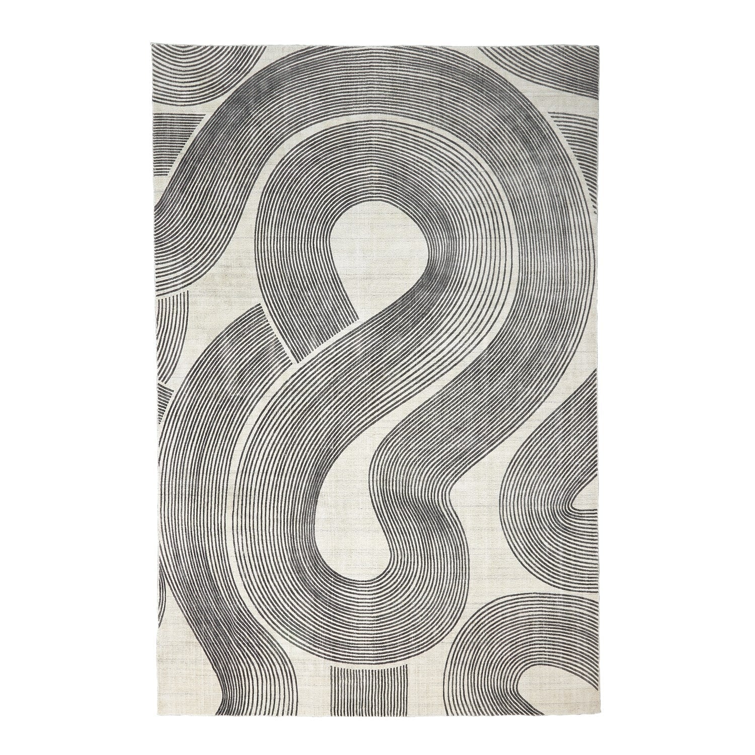 Wander Rug-Global Views-GVSA-7.91618-Rugs11' x 14'-Cream/Charcoal-6-France and Son