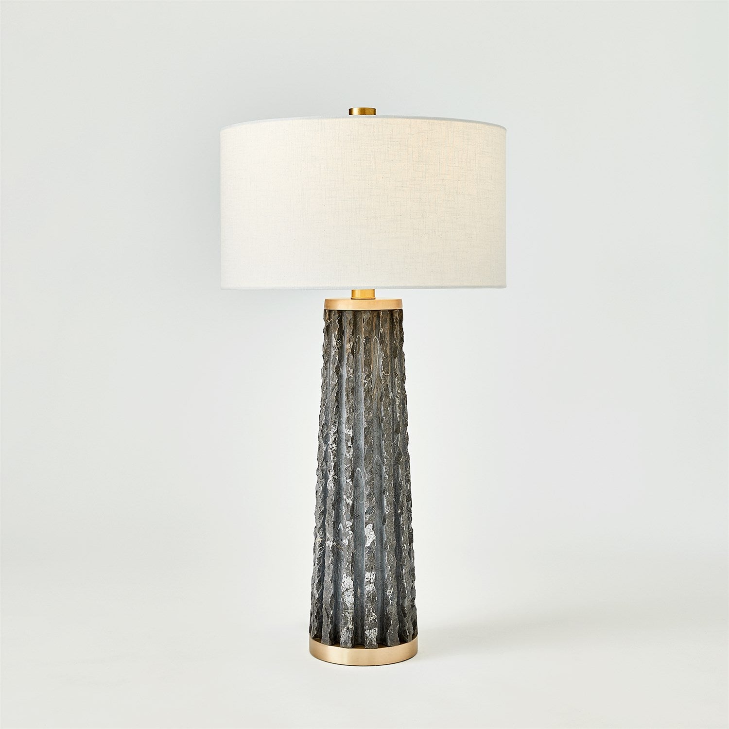 Quarry Table Lamp-Global Views-GVSA-7.91644-Table LampsBlack Marble-8-France and Son